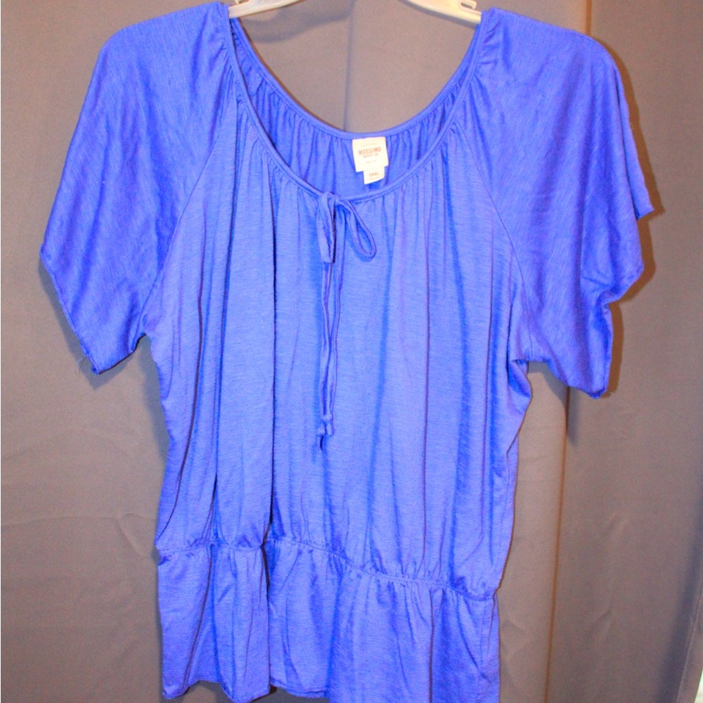 Mossimo Supply Co. Blouse royal blue size XXL